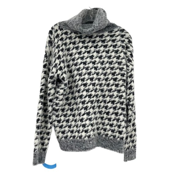 Kut from the Kloth Classic Black & White Turtleneck Sweater - Picture 1 of 7